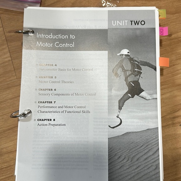 Unit 2 ONLY of Motor Learning and Control - Picture 1 of 2